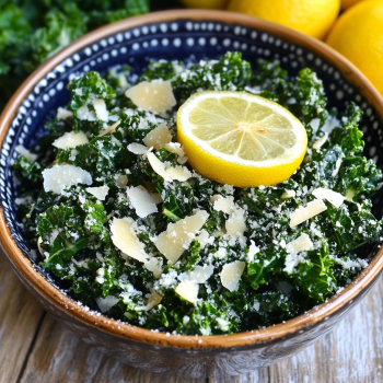 Lemon Parmesan Kale Salad