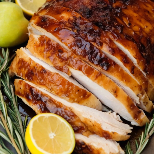 Apple Cider Glazed Turkey Breast