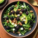 Blackberry, Avocado, and Arugula Salad