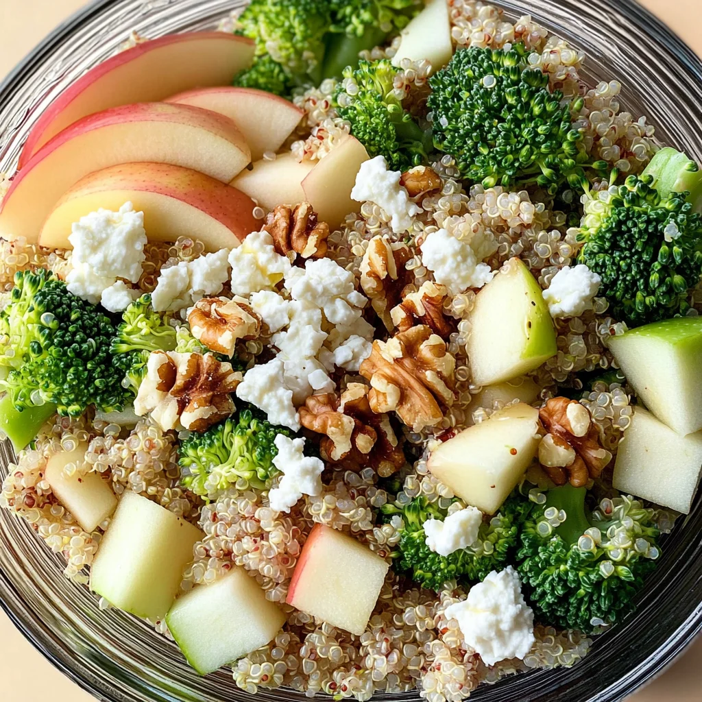 Broccoli Apple Quinoa Salad