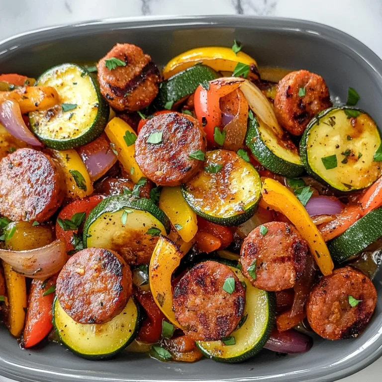 Cajun Sausage and Vegetables
