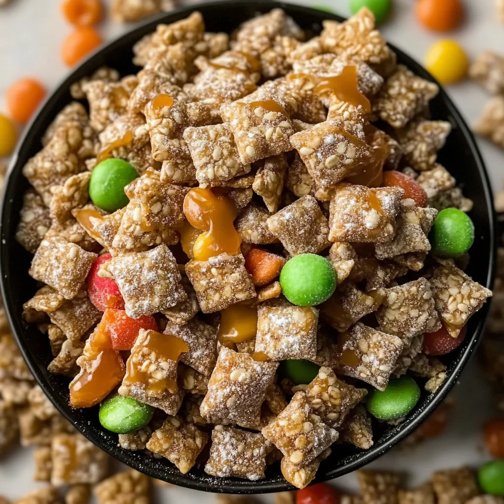 Caramel Apple Puppy Chow