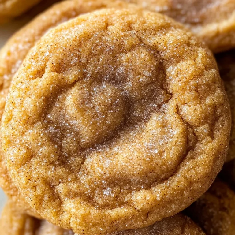 Chewy Pumpkin Snickerdoodle Cookies