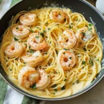 Creamy Angel Hair Pasta with Shrimp