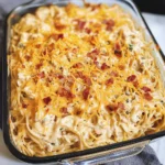 Creamy Southern Spaghetti Bake