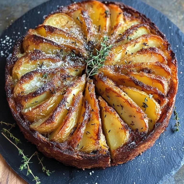 Crispy Balsamic-Thyme Potato Torte