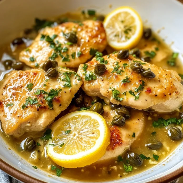 Crockpot Chicken Piccata