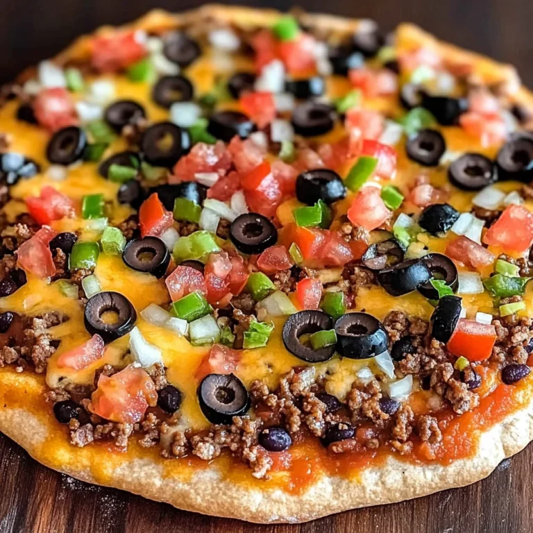Easy Taco Pizza