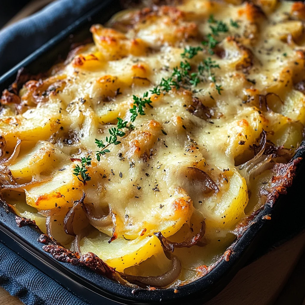 French Onion Potato Bake