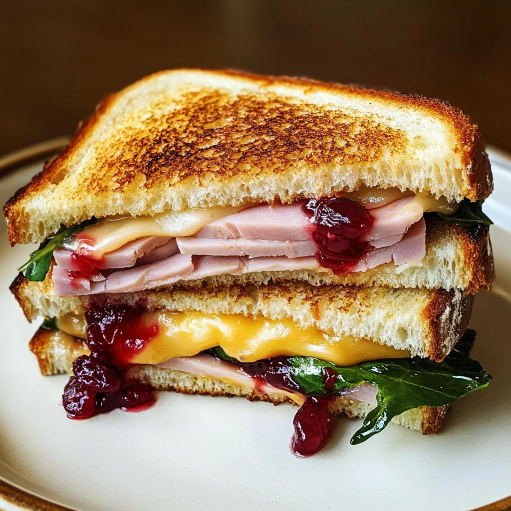 Ham Cheddar Cranberry Melt