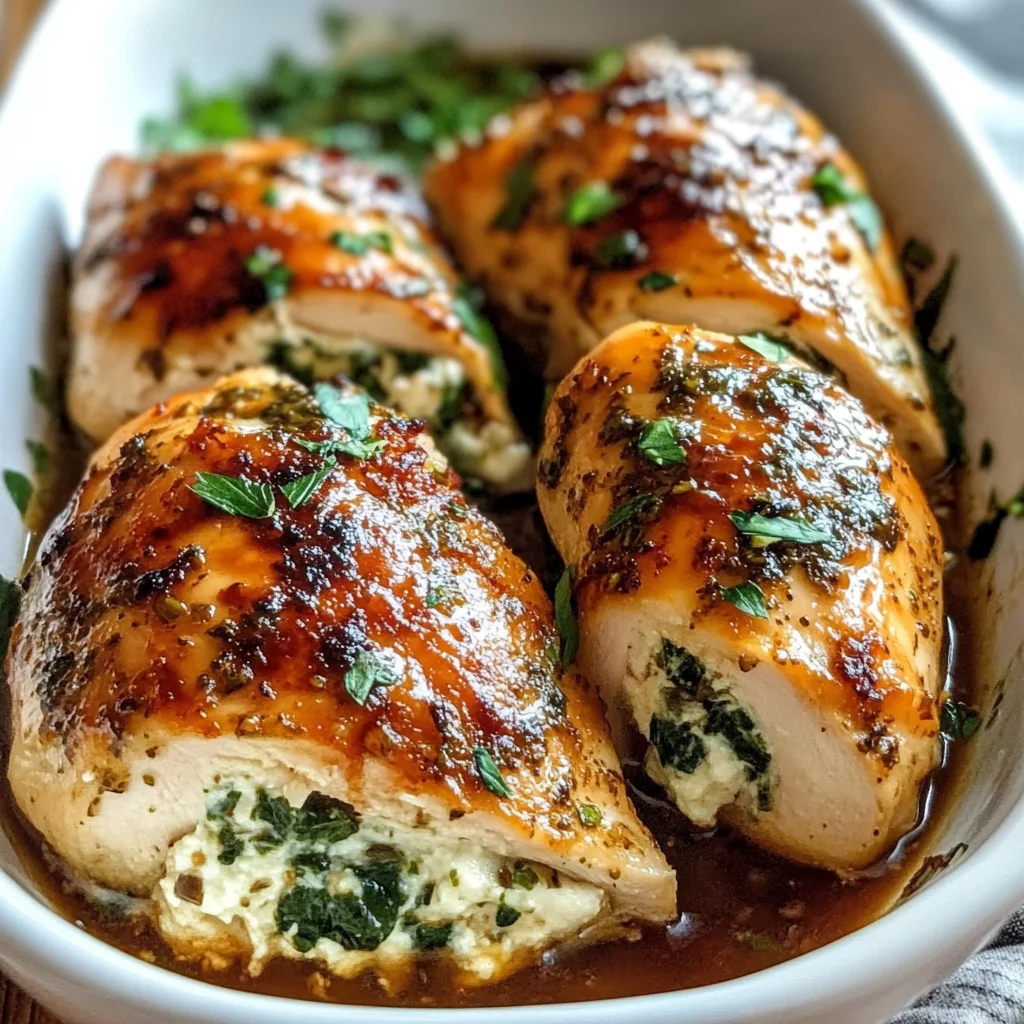 Herbed Ricotta Stuffed Chicken Rolls