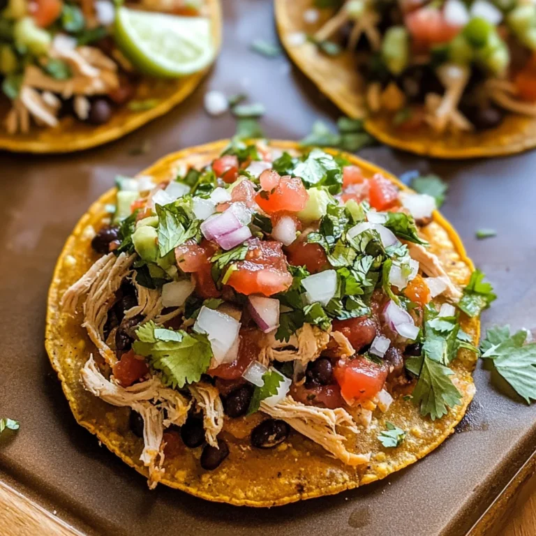Mexican Rotisserie Chicken Tostadas