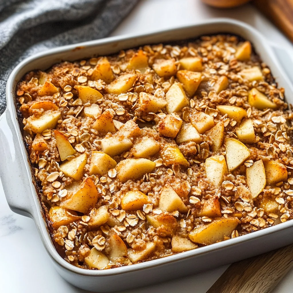 Oatmeal Apple Breakfast Bake