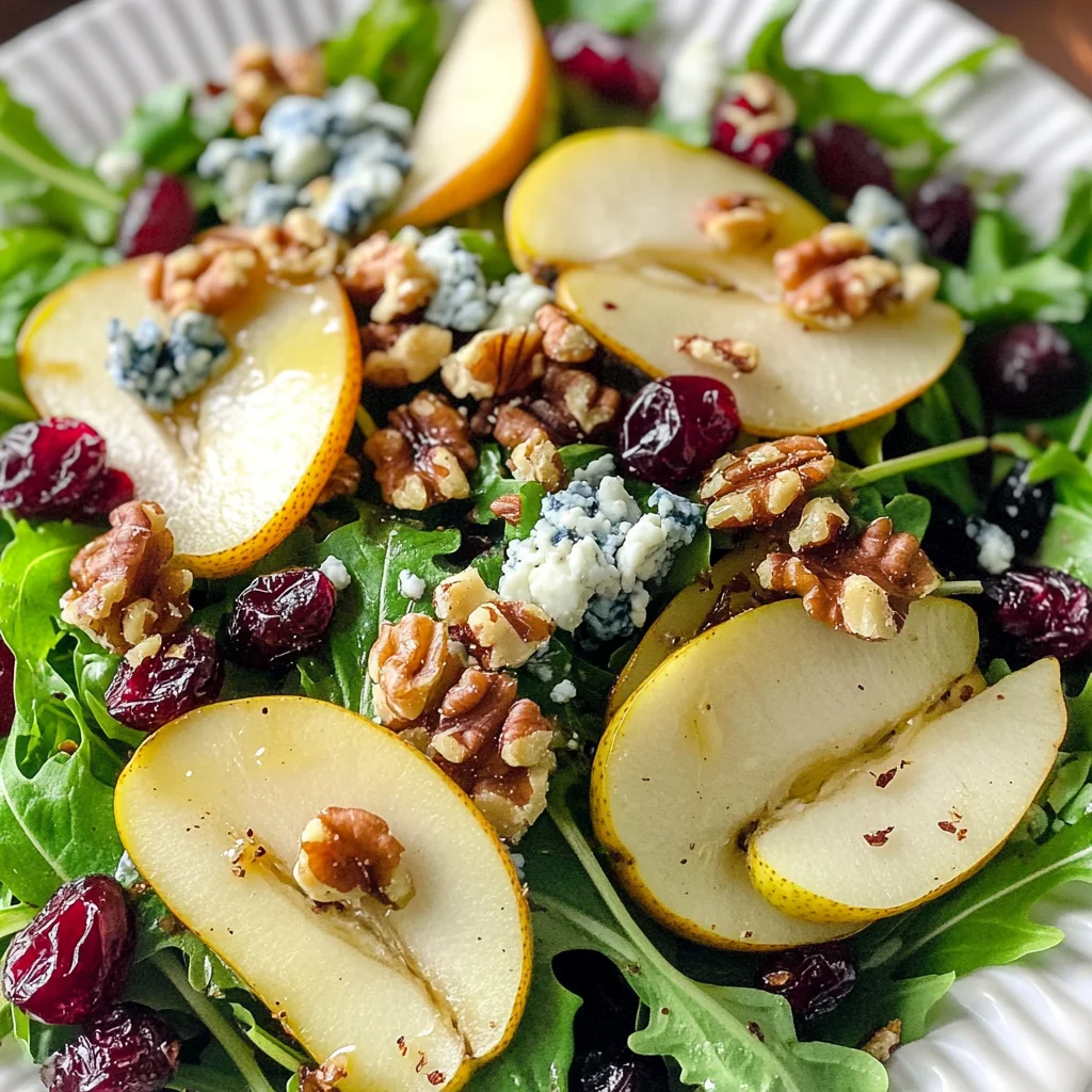Pear Blue Cheese Salad