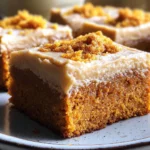 Pumpkin Bars with Brown Sugar Frosting