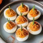 Pumpkin Patch Deviled Eggs