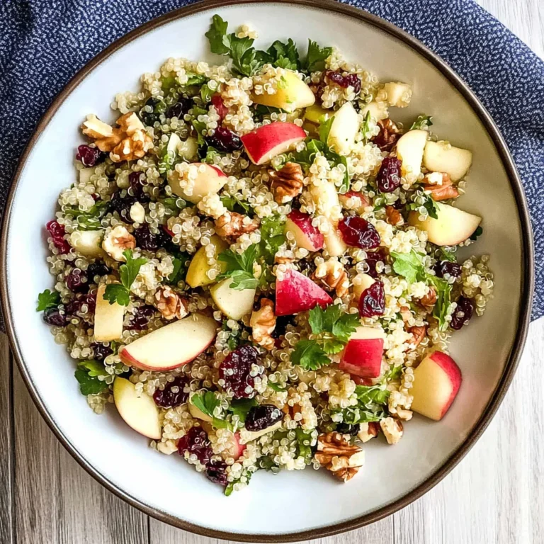 Quinoa Apple Salad: A Fruity, Fresh & Flavor-Packed Favorite