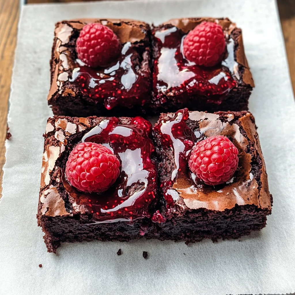 Raspberry Brownies