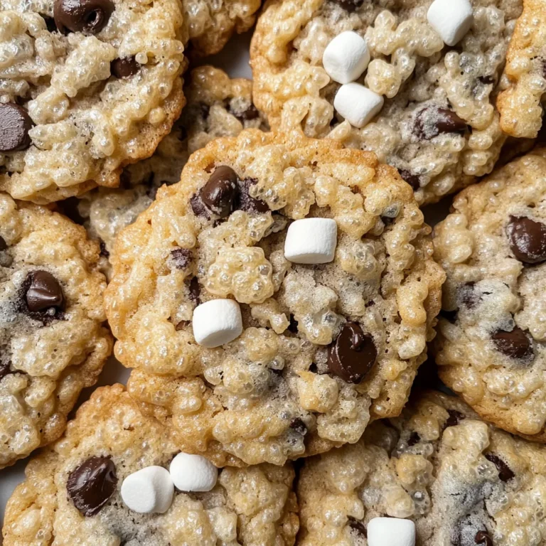 Rice Krispie Cookies with Chocolate Chips Recipe