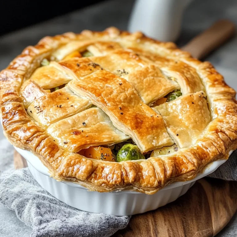 Roasted Autumn Vegetable Pot Pies