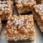 Salted Caramel Rice Krispie Treats: A Sweet & Salty Indulgence