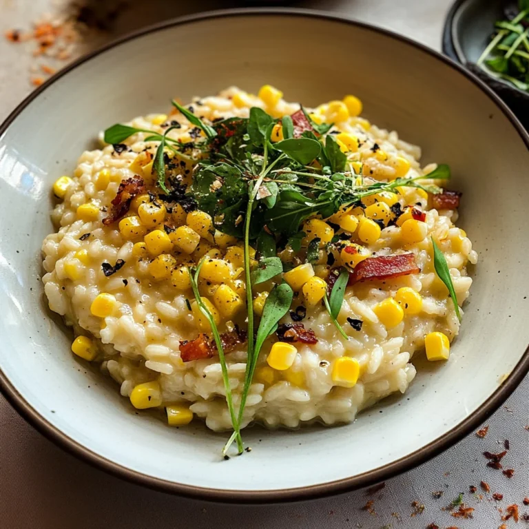 Sweet Corn Risotto