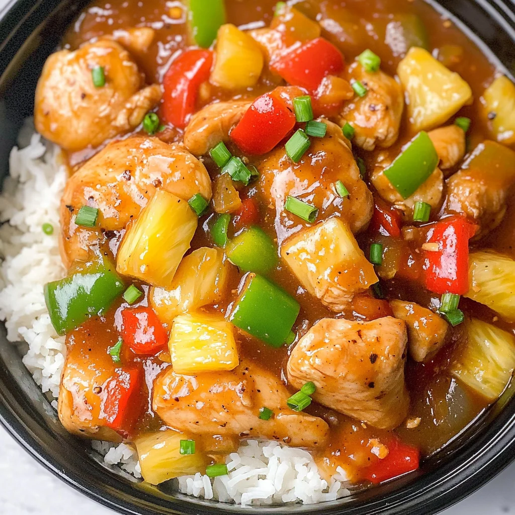 Sweet Hawaiian Crockpot Chicken
