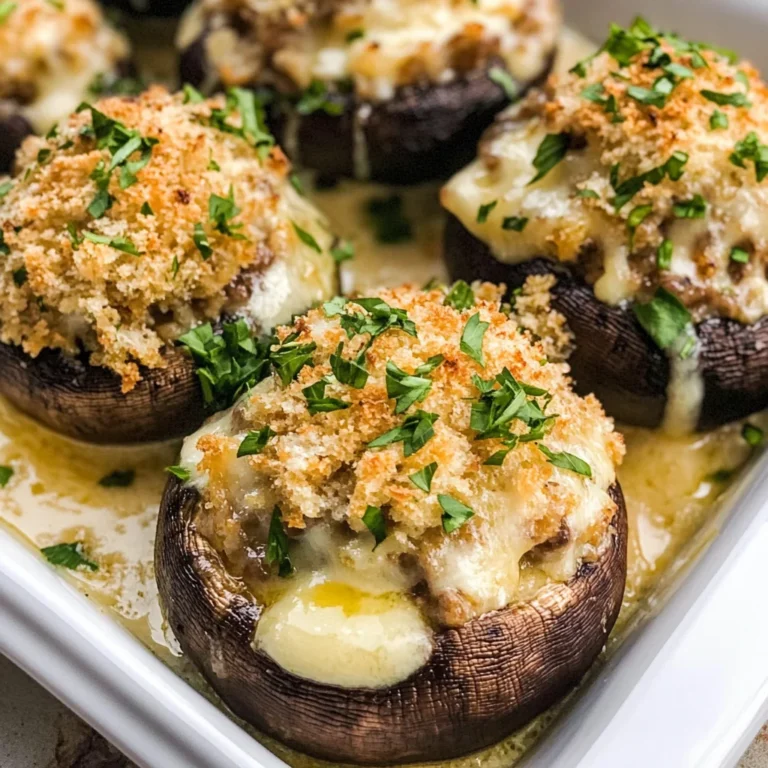 Tasty Olive Garden Stuffed Mushrooms