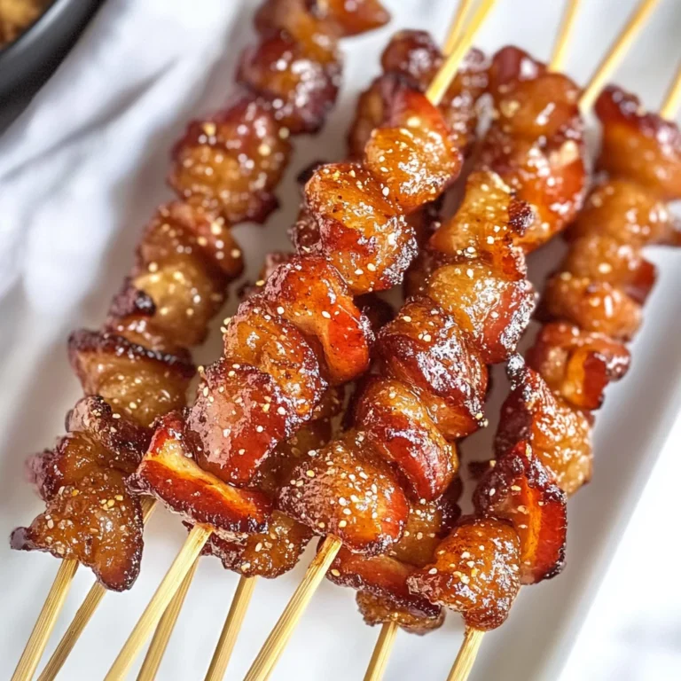 Bacon Skewers with Brown Sugar Glaze