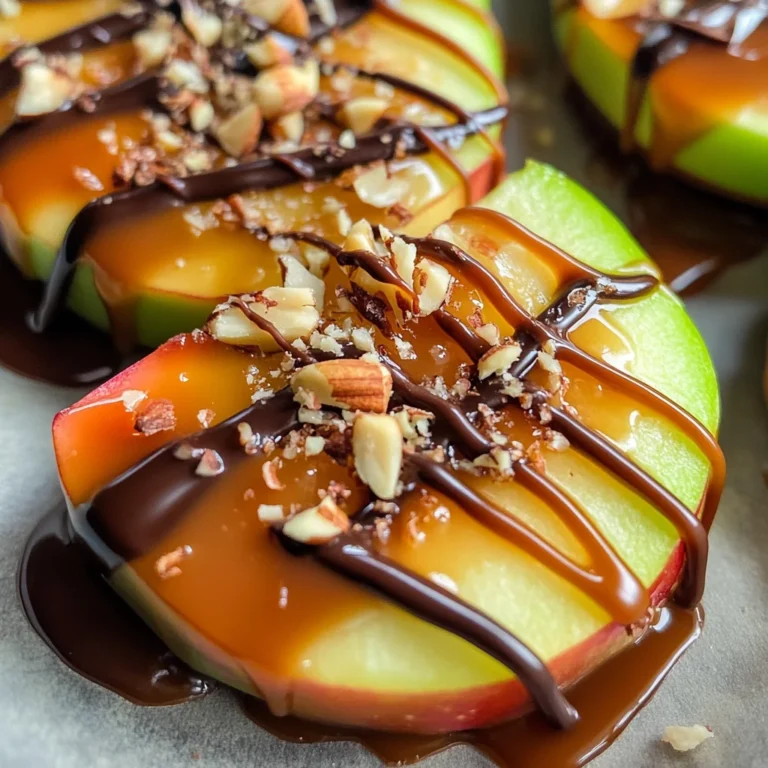 Caramel Apple Slices