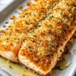 Crispy Parmesan Crusted Baked Salmon: 1 amazing dish
