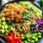 Crispy Rice Salad with Peanut-Chili Dressing