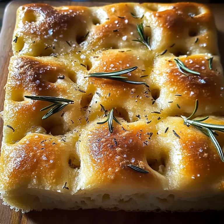 Easy Focaccia Bread Recipe