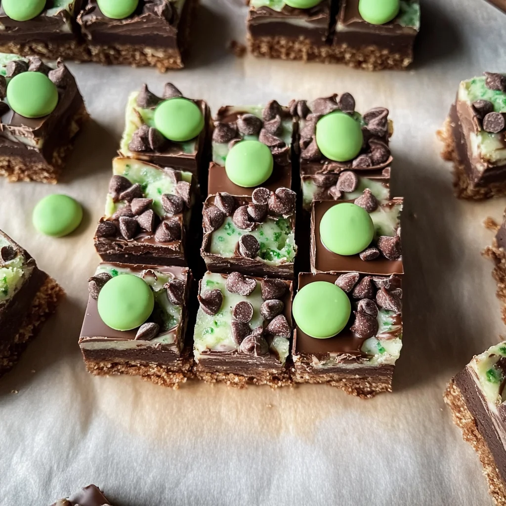 Easy No-Bake Mint Aero Traybake Recipe