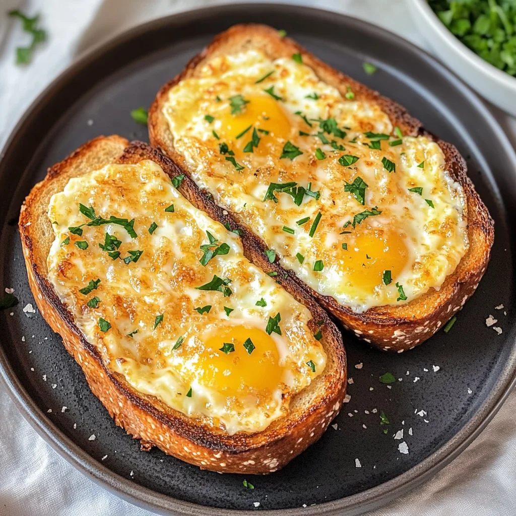 Egg and Cheese Toasts
