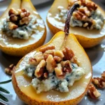 Elegant Blue Cheese Stuffed Pears