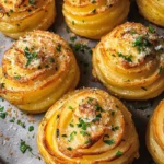 Garlic Parmesan Duchess Potatoes