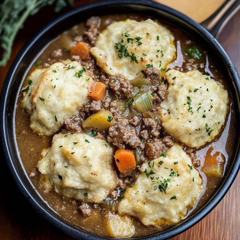 Ground Beef and Dumplings