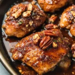 Maple Bourbon Pecan Chicken