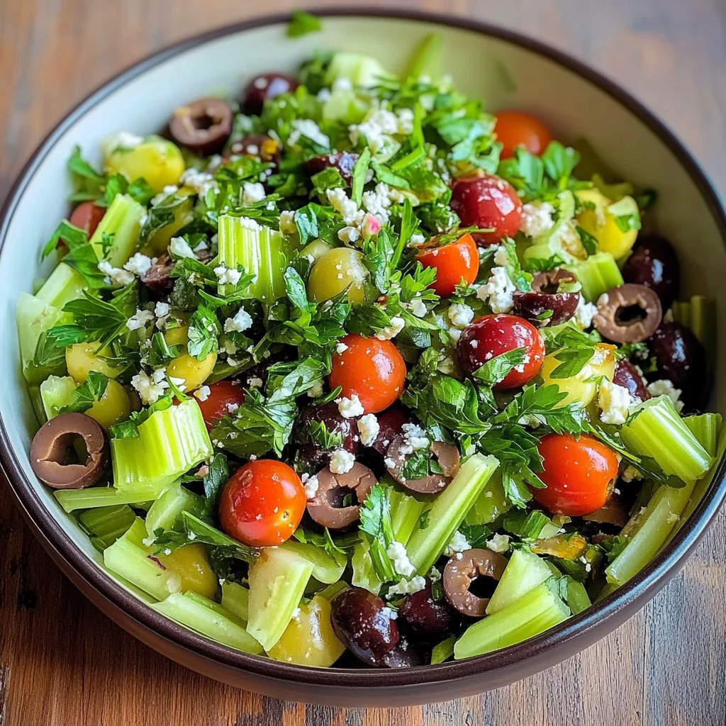 Mediterranean Celery Salad