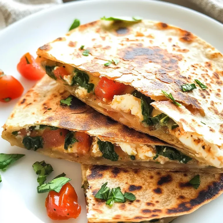 Mediterranean Quesadillas