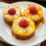Mini Pineapple Upside-Down Cheesecakes