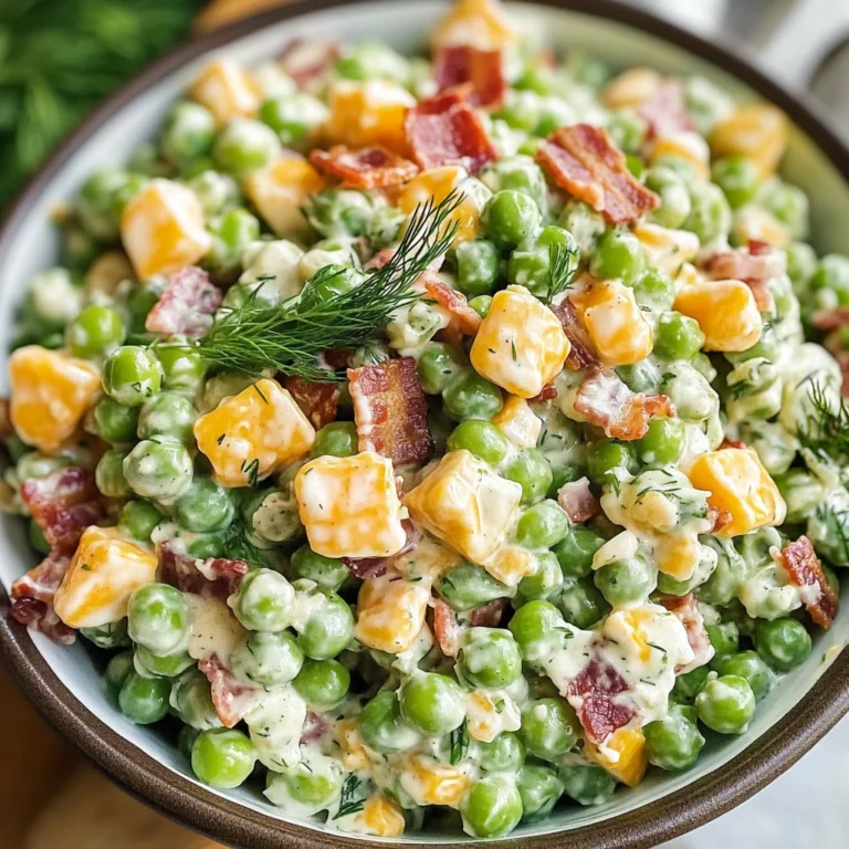 Old Fashioned Pea Salad