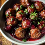 Quick Cranberry Meatballs (Christmas Recipe)
