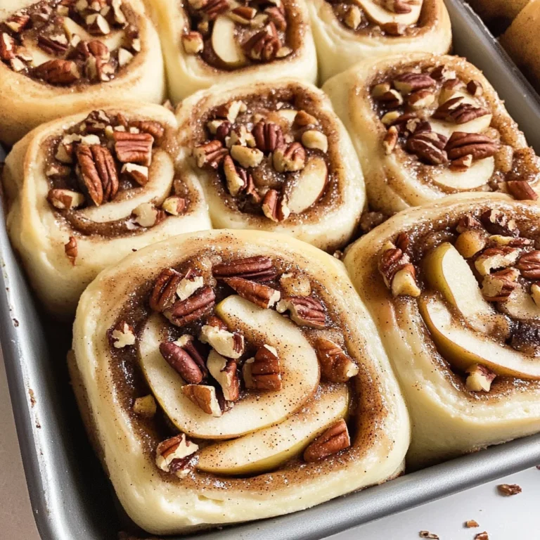 Soft-Baked Apple Cinnamon Rolls