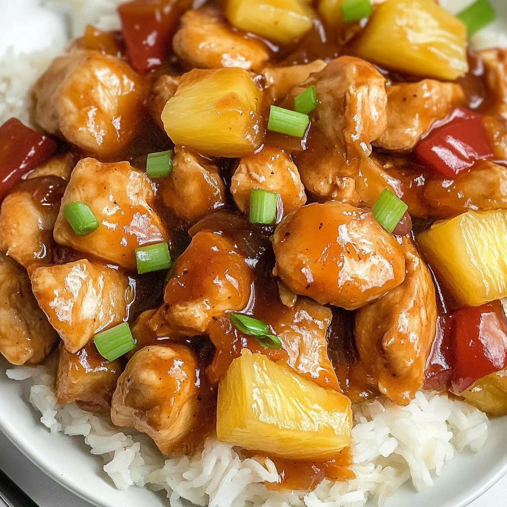 Sweet Hawaiian Crock Pot Chicken
