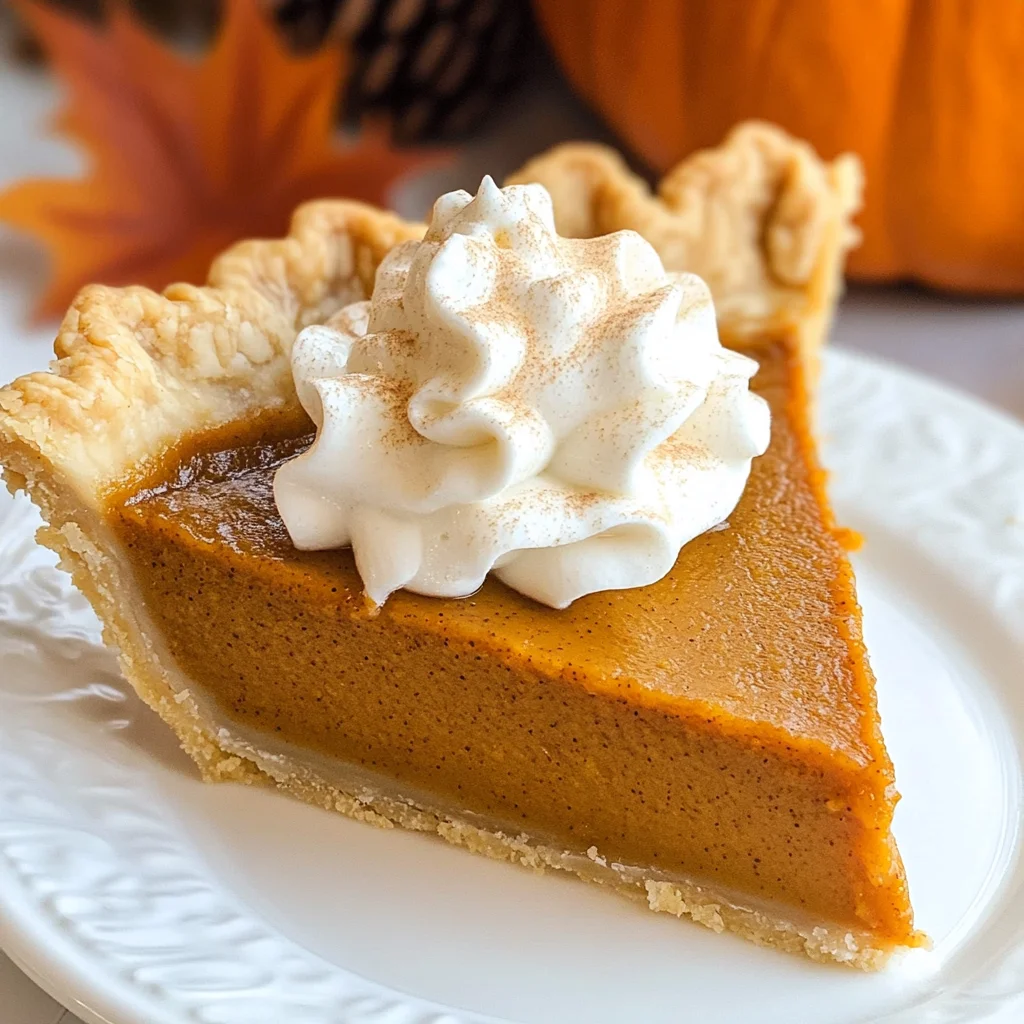 The Best Pumpkin Pie Recipe