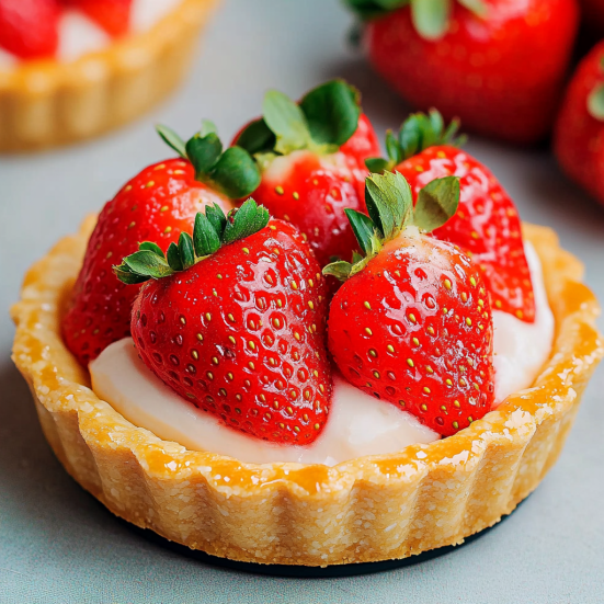 Fresh and Delicious Strawberry Tartlets Recipe