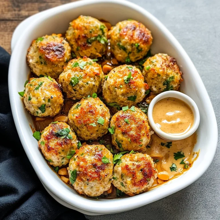 Easy Thai Baked Chicken Meatballs