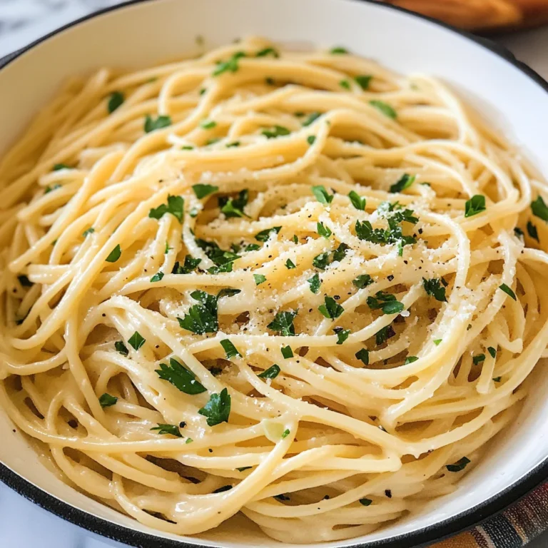 Garlic Parmesan Pasta (One Pot!)